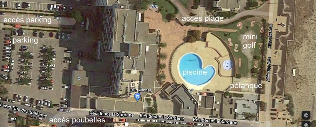 Studio Bambou - Piscine - Acces Direct A La Plage - Lydia Playa Apartment Le Barcares Ngoại thất bức ảnh